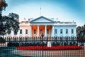 Washington, USA, The White House is on the north side and the lawn is in front of it Royalty Free Stock Photo